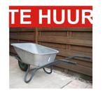 Te huur: kruiwagen met metalen bak, antilek band huren lenen, Ophalen, Handmatig, Eenwielig