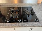 Miele gaskookplaat 2x, Ophalen, Gebruikt, 3 kookzones of minder, Inbouw