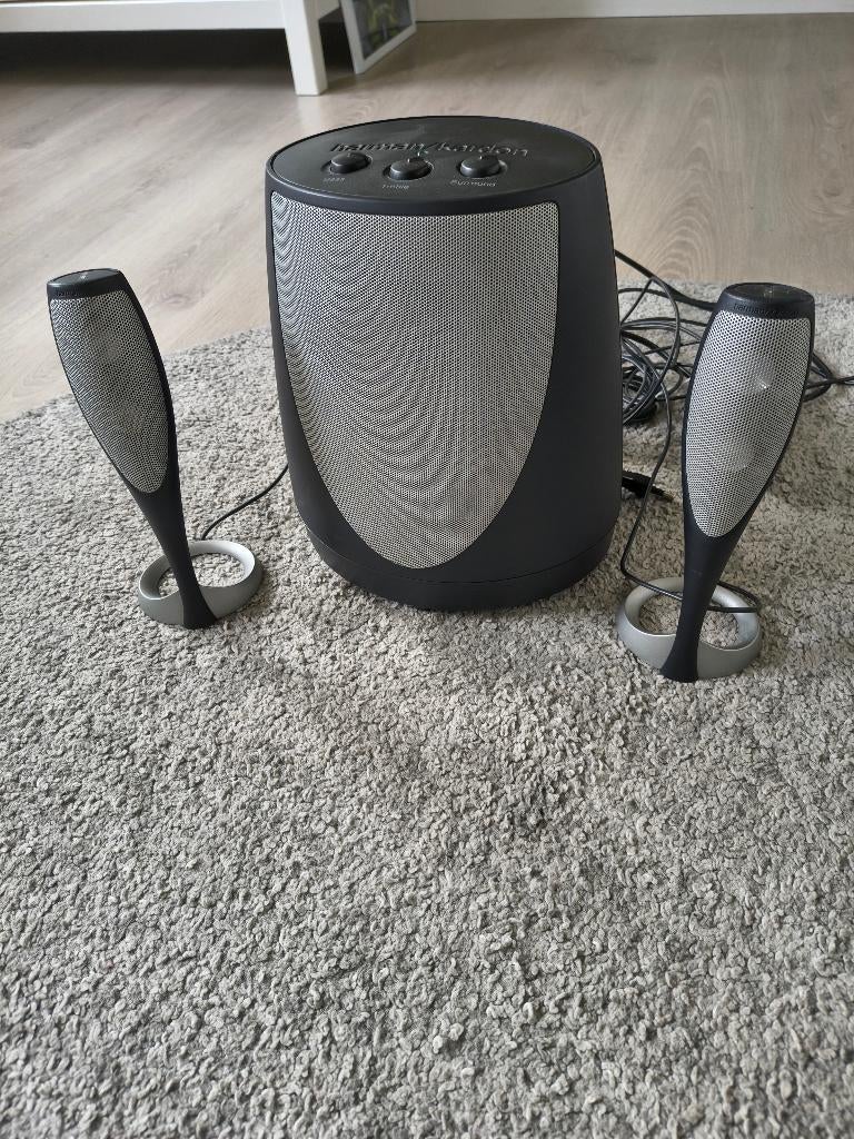 PC speakers 2.1 Harman Kardon hk695, Ophalen, Zo goed als nieuw, Audiokanaal 2.1, Harman/Kardon