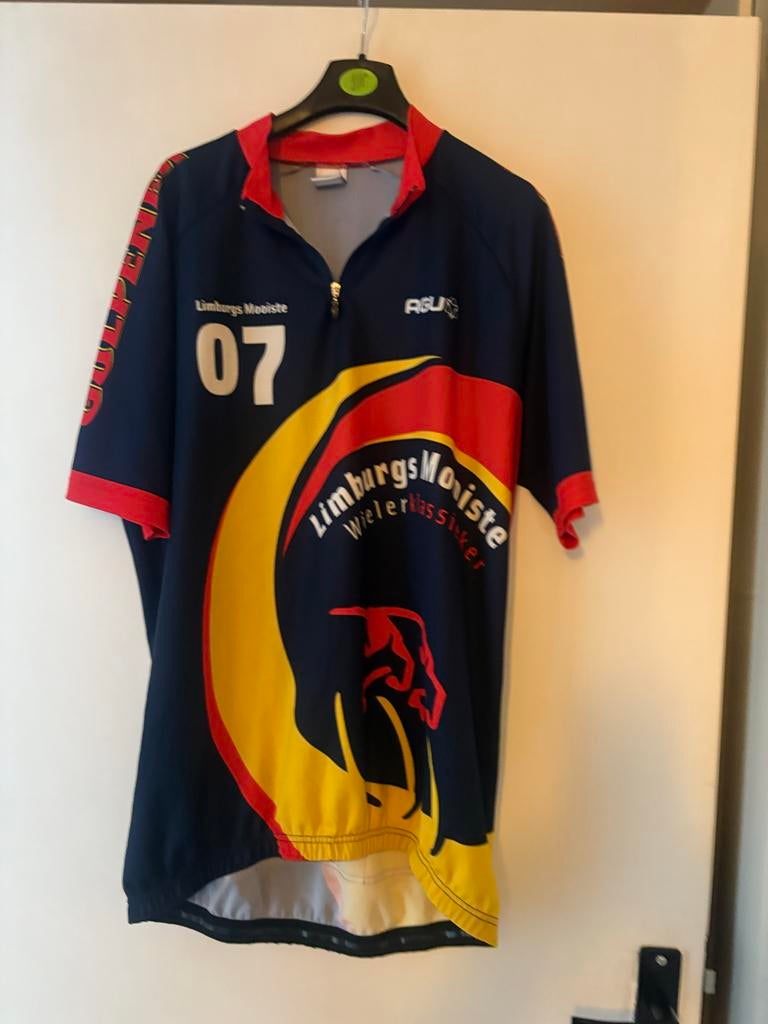 AGU Limburgs Mooiste Wielershirt Maat XL, Ophalen, Zo goed als nieuw, Bovenkleding, Heren
