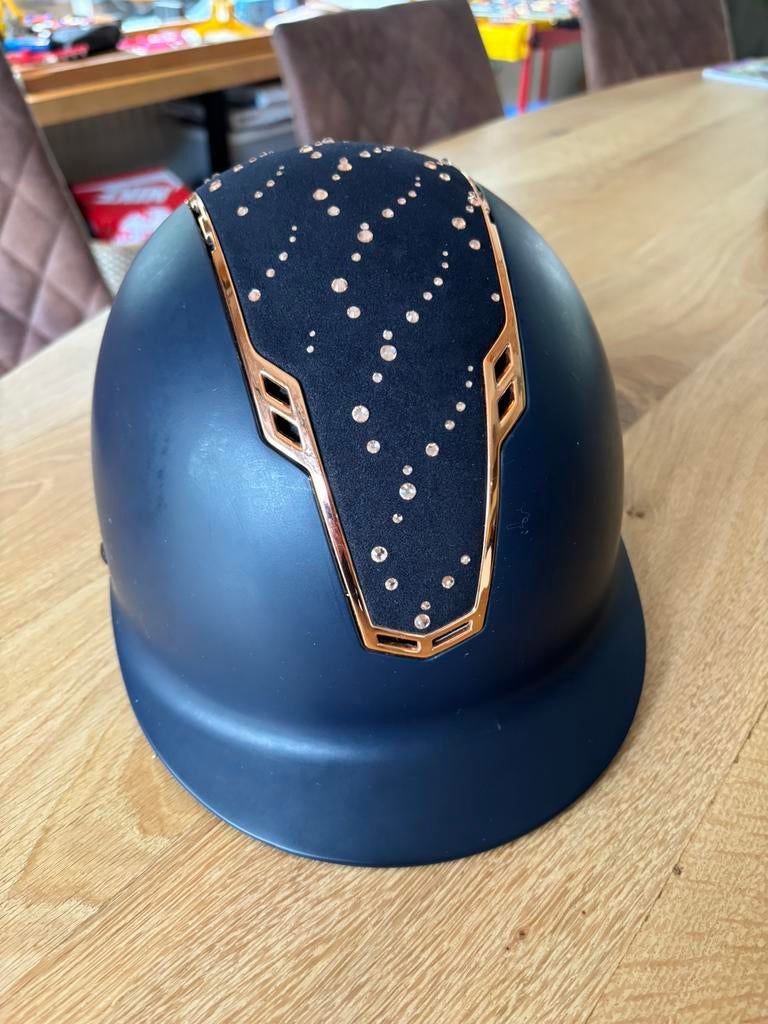 Paardrij cap maat S-M 55-57 blauw/ glitters Imperial Riding, Dieren en Toebehoren, Paardrijkleding, Ophalen of Verzenden, Zo goed als nieuw