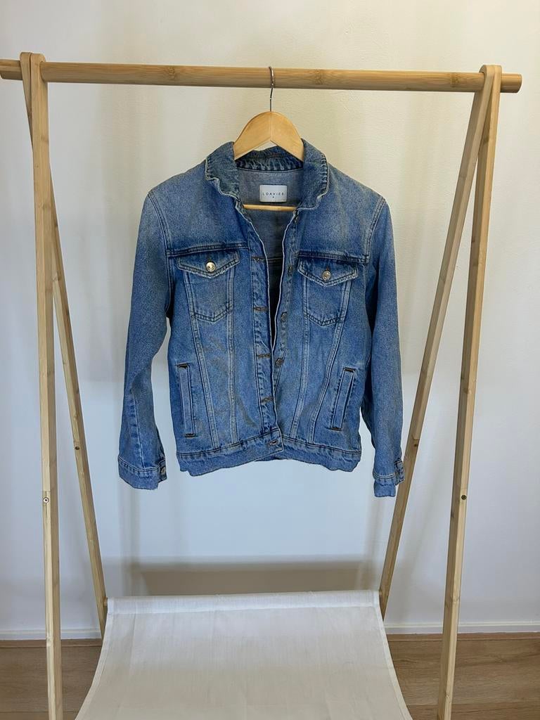 5- Loavies blauw spijkerjasje, -, Blauw, -, Ophalen of Verzenden