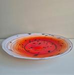 Fraaie schaal van mondgeblazen glas, Ophalen of Verzenden