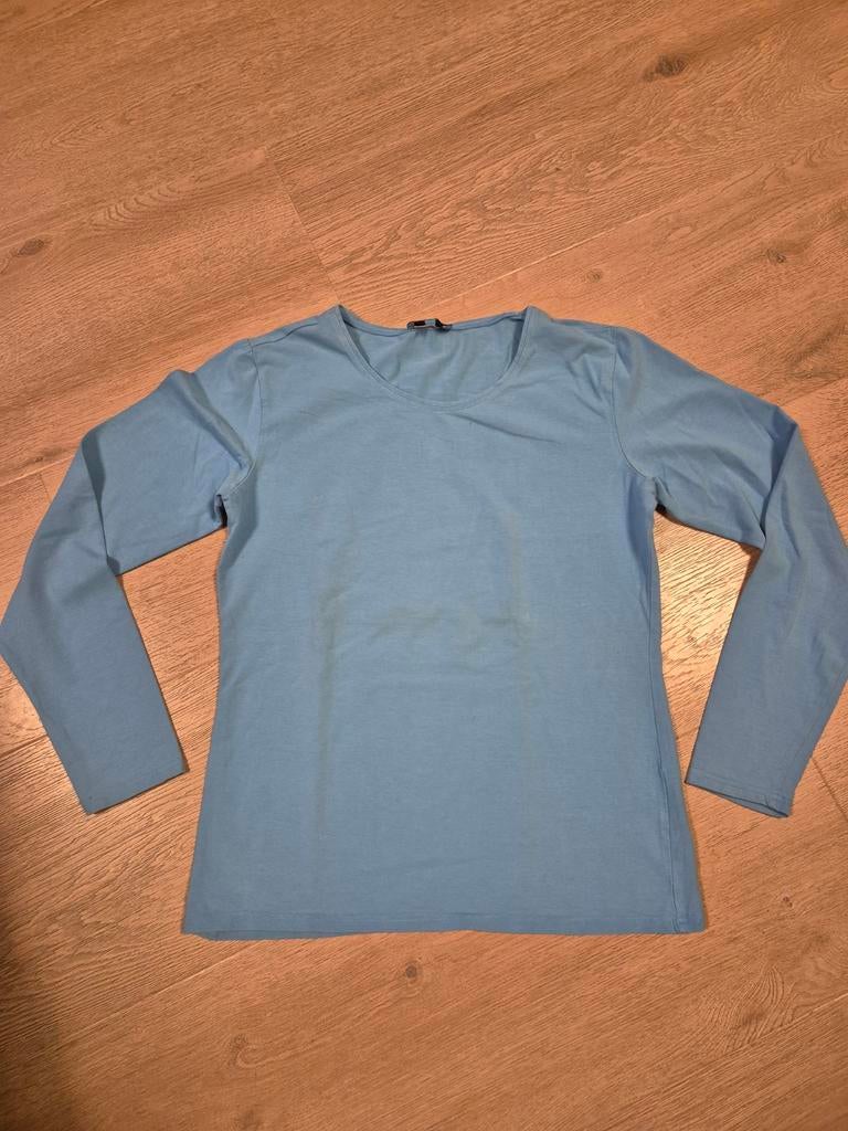 Top maat L, Maat 38/40 (M), Blauw, Ophalen of Verzenden, Zo goed als nieuw