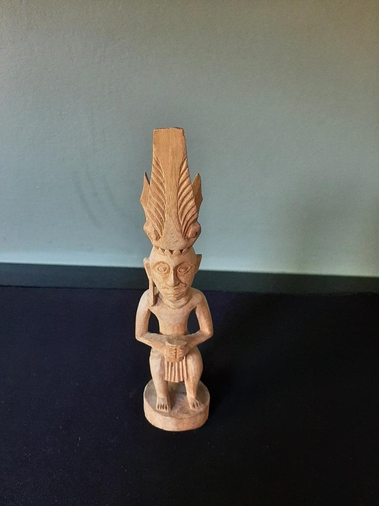 Houten beeldje Indonesie, Ophalen of Verzenden