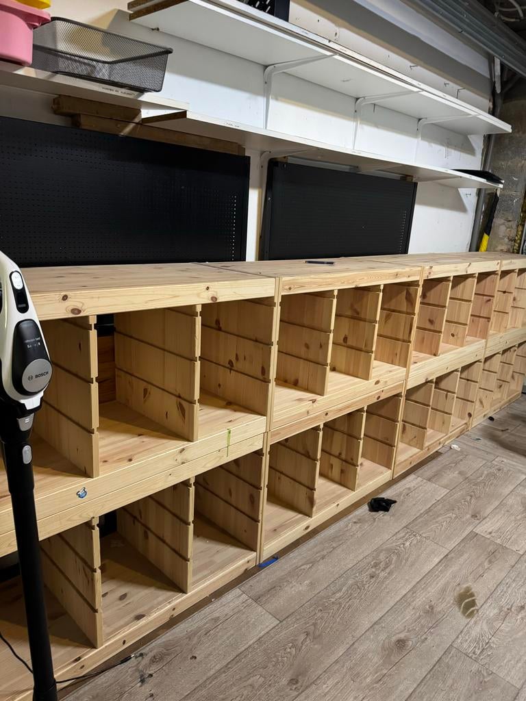 Houten vakkenkast, Ophalen of Verzenden, Gebruikt