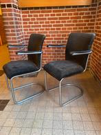 Set zweefstoelen van de Wit, vintage ‘50 Hollands design, Ophalen, Gebruikt, Twee, Zwart