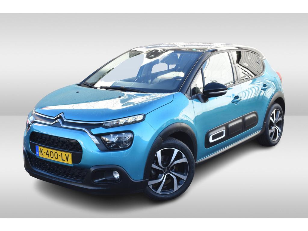 Citroën C3 PureTech 110 Shine. Navigatie | Airco | Camera a, Gebruikt, 1199 cc, 49 €/maand, Leder