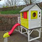 Smoby house on stilts paalwoningen glijbaan speelhuis, Ophalen, Zo goed als nieuw, Kunststof