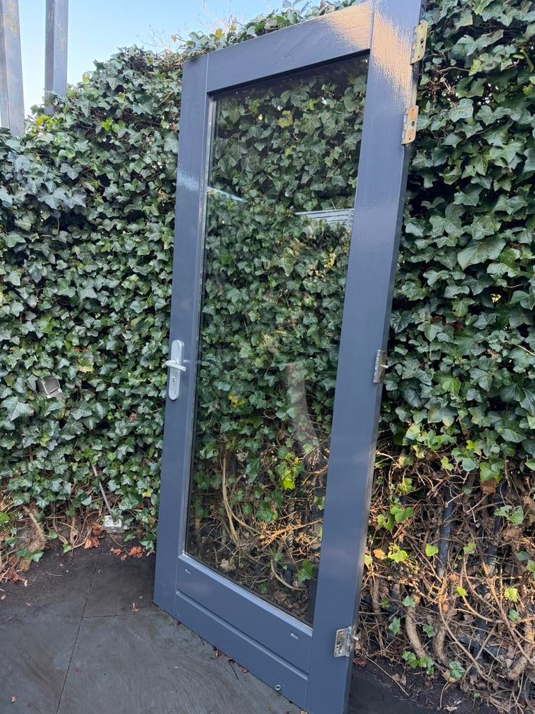 Buitendeur, gratis, Ophalen, 80 tot 100 cm, 215 cm of meer, Glas