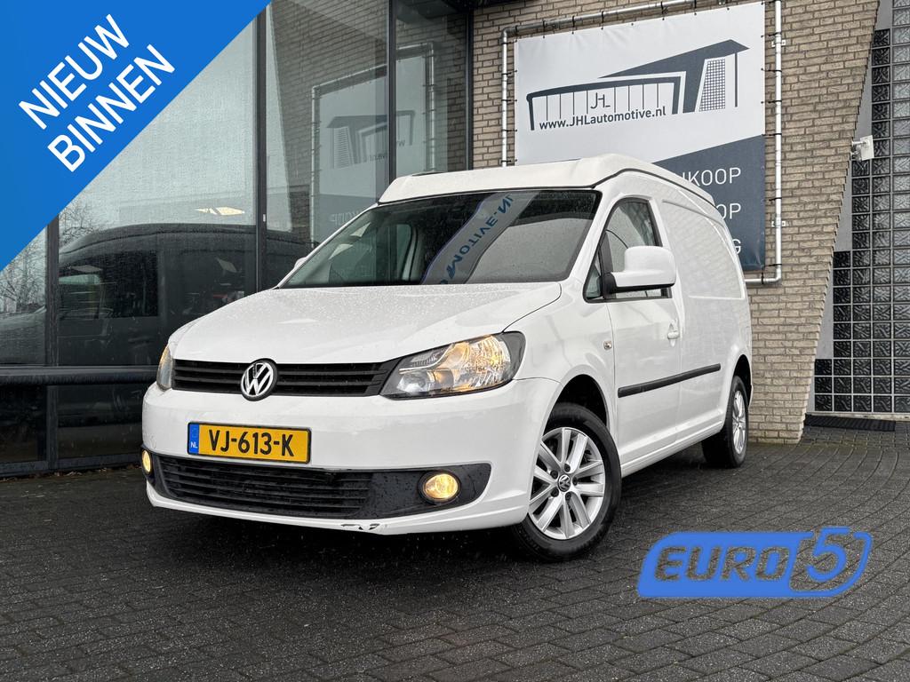 Volkswagen Caddy 1.6 TDI L2*A/C*CRUISE*KOELAUTO*DAG/NACHT*ZO, Auto's, Bestelauto's, Voorwielaandrijving, Euro 5, Stof, Gebruikt