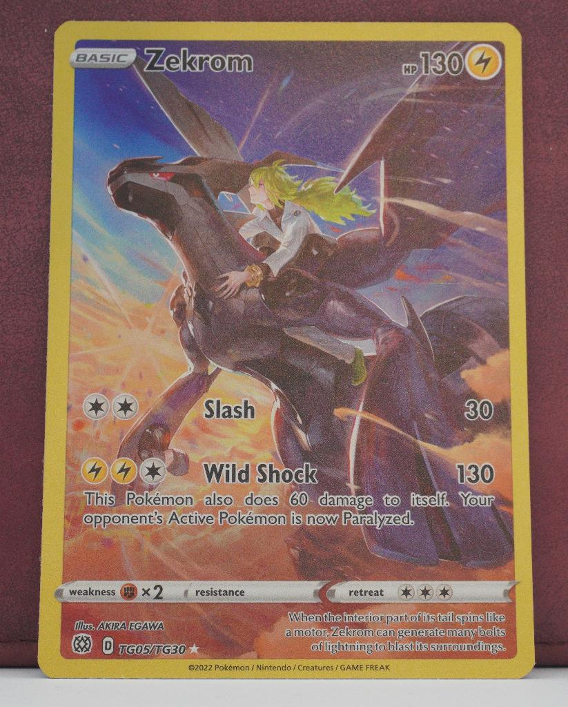 Zekrom Gallery Art TG05-TG30 Brilliant Stars Pokémon Kaart, Verzenden, Nieuw, Losse kaart