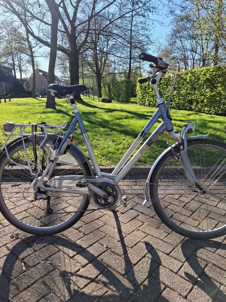 Gazelle Fuente damesfiets, Fietsen en Brommers, Fietsen | Dames | Damesfietsen, Ophalen, Gebruikt, Velgrem, Versnellingen