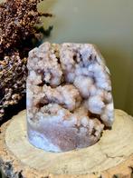 Roze Amethist (chalcedoon) met stavlak, Ophalen of Verzenden, Mineraal