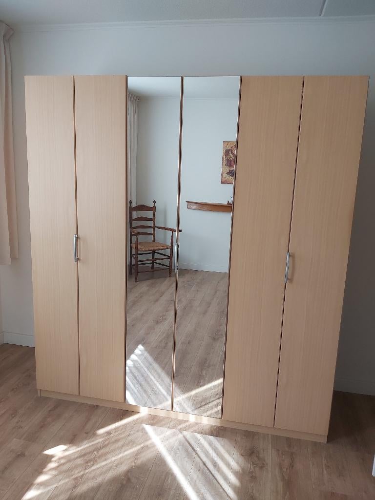 Slaapkamerkast met spiegels., Ophalen, Gebruikt, 50 tot 100 cm, Minder dan 100 cm
