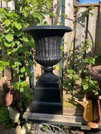 gietijzeren tuinvaas bloempot op console, Ophalen