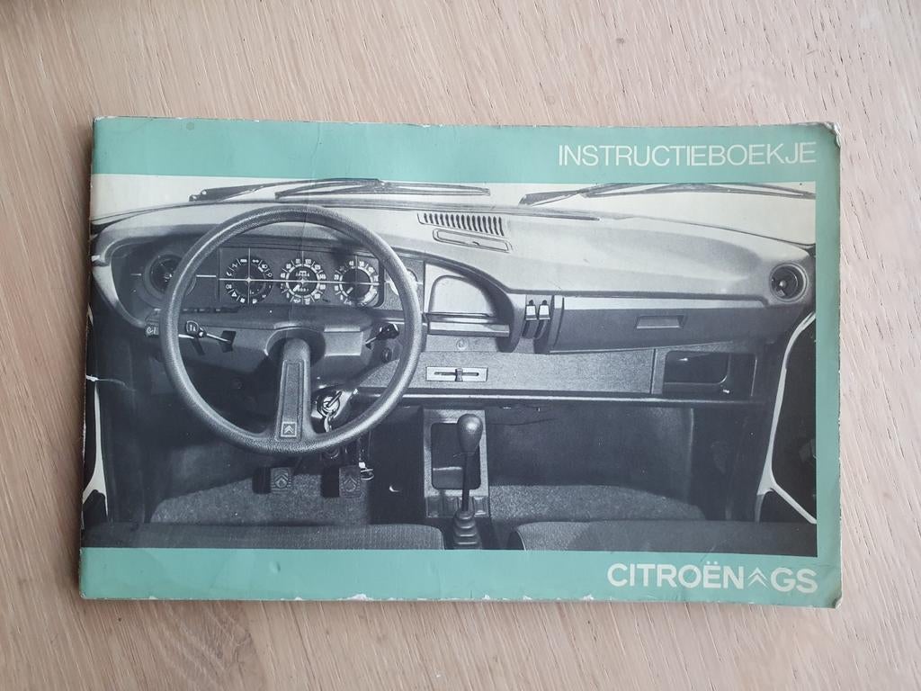 Instructieboekje Citroën GS, Ophalen of Verzenden
