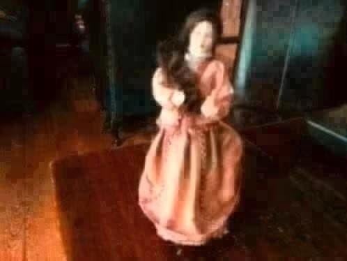 Caco popje dame 13 cm - Poppenhuis miniatuur nr 10, Ophalen of Verzenden, Gebruikt, Pop