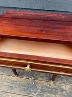 Klassiek Nachtkastje met Lade - Mahoniehout, Ophalen, Gebruikt, Minder dan 45 cm, A