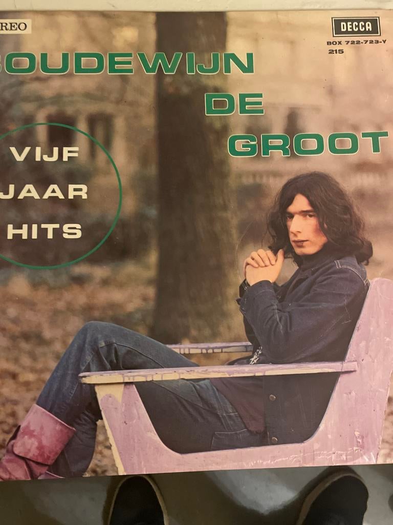 Boudewijn de Groot - De Vijf Jaar Hits (Dubbel-LP), Cd's en Dvd's, Gebruikt, Ophalen of Verzenden, Dubbel-LP, 12 inch