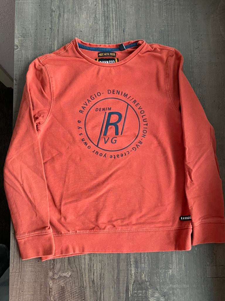 Jongens sweater Ravagio maat 140-146 ZGAN, Kinderen en Baby's, Kinderkleding | Maat 140, Ophalen of Verzenden, Zo goed als nieuw