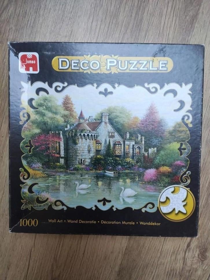 Jumbo Deco puzzel 1000 stukjes, Ophalen of Verzenden, 500 t/m 1500 stukjes, Zo goed als nieuw