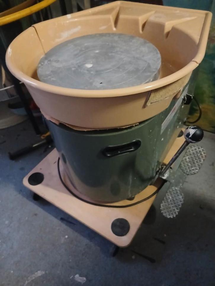 elektrische draaischijf pottenbakkersschijf, Hobby en Vrije tijd, Pottenbakken, Gebruikt, Ophalen