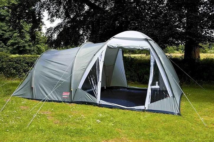 Coleman Waterfall 5 Tent, Caravans en Kamperen, Tenten, tot en met 5, Gebruikt, Ophalen