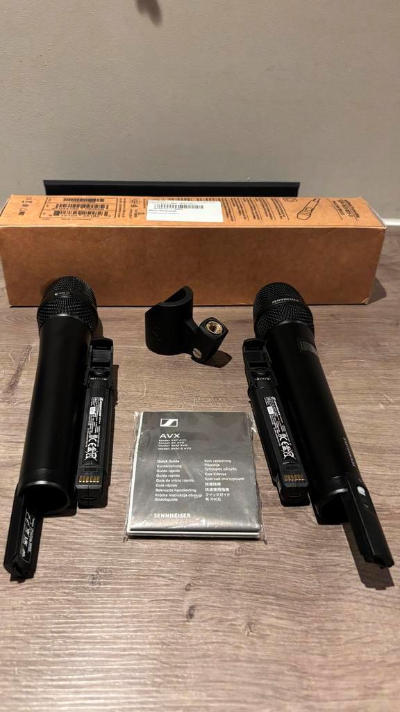 2x Sennheiser AVX Handmicrofoon 835-3 (Zonder ontvanger), Muziek en Instrumenten, Microfoons, Nieuw, Zangmicrofoon, Draadloos