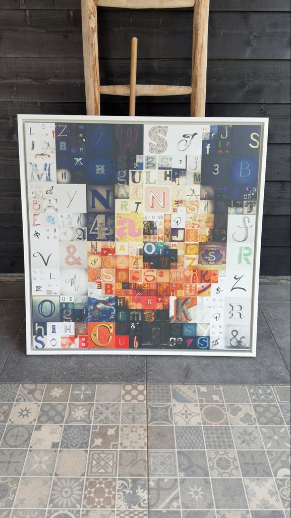 Belaer - Mickey Mouse Typografisch Mozaïek Pop Art, Ophalen