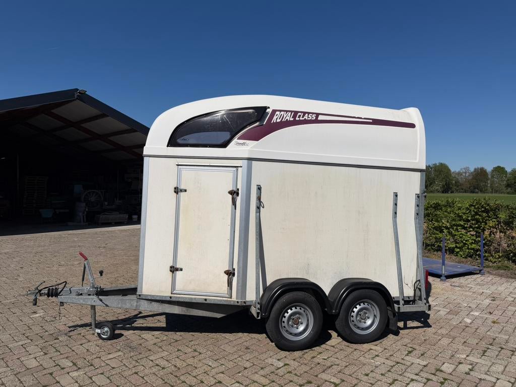 Atec 1,5 paardentrailer, Verzenden, Gebruikt, Hout