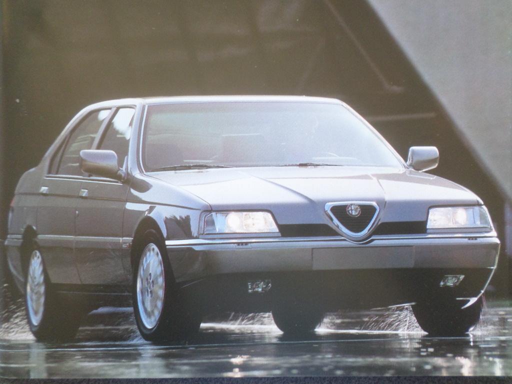 Alfa Romeo 164 Super V6 24v & TD 1993 Brochure, Ophalen of Verzenden, Zo goed als nieuw, Alfa Romeo