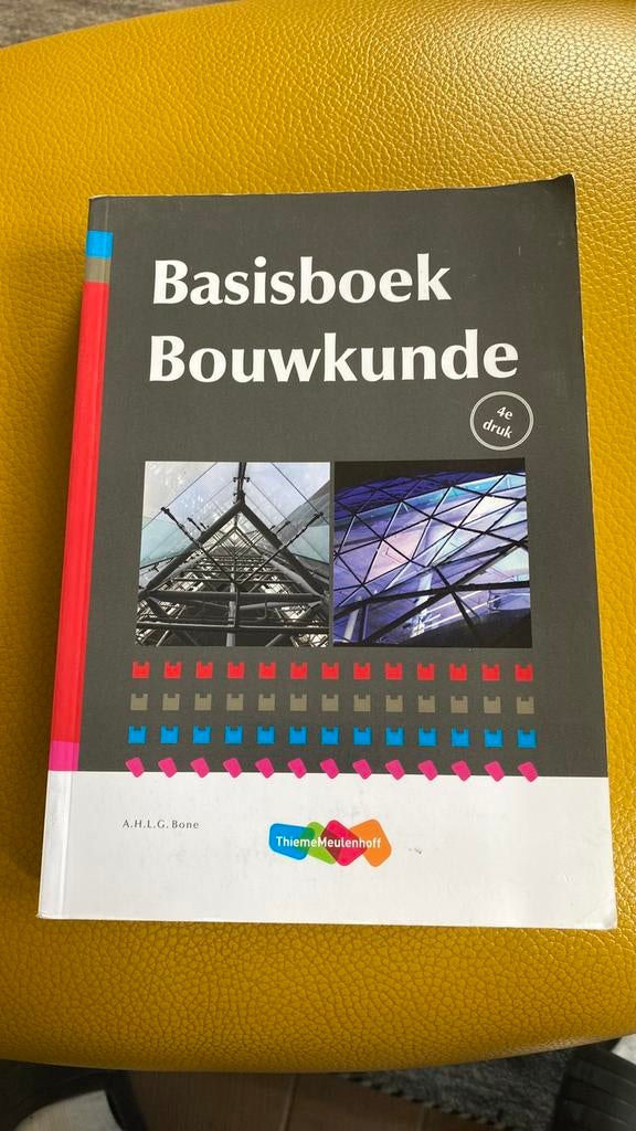 Basisboek Bouwkunde 4e druk, zo goed als nieuw, Boeken, Ophalen of Verzenden, Zo goed als nieuw, Bouwkunde