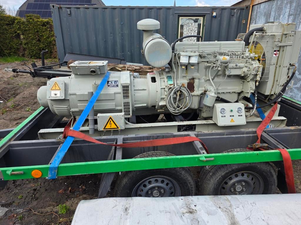 Aggregaat / generator 100kva, Doe-het-zelf en Verbouw, Aggregaten, Ophalen, Dieselolie