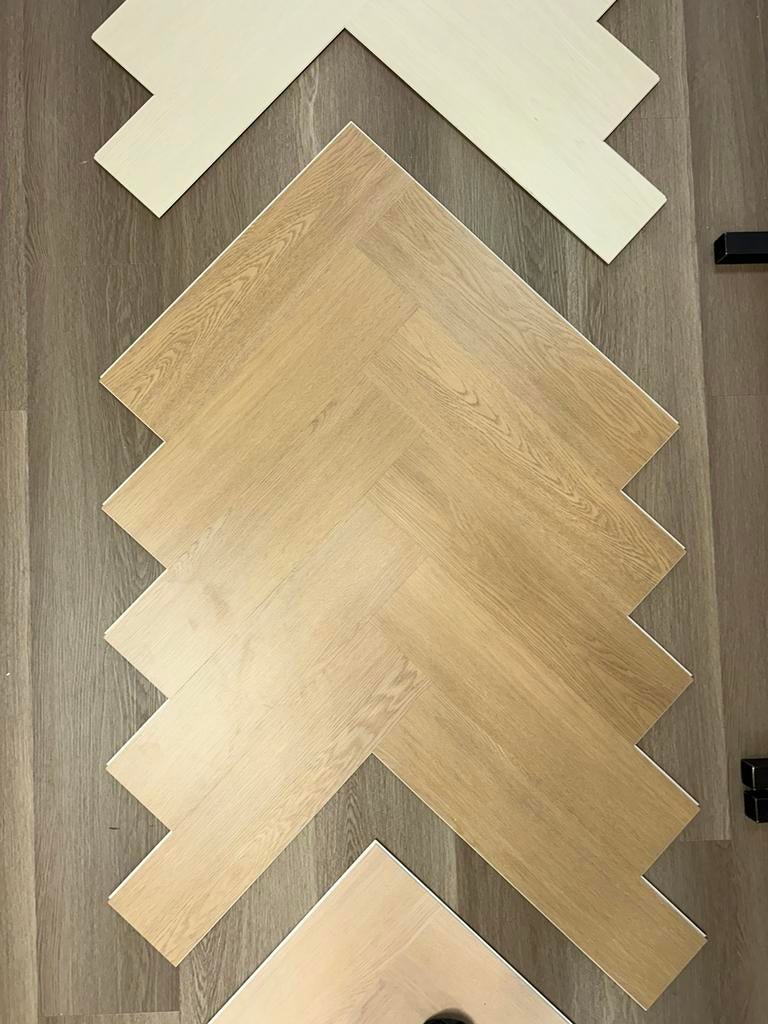 ACTIE!! PVC VISGRAAT KLIK 7.5MM OP=OP, Ophalen, Nieuw, 75 m² of meer, Overige typen