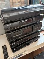 Sony platenspeler & Philips stereotoren (tuner, dubbel casse, Ophalen, Philips, Gebruikt, Cassettedeck