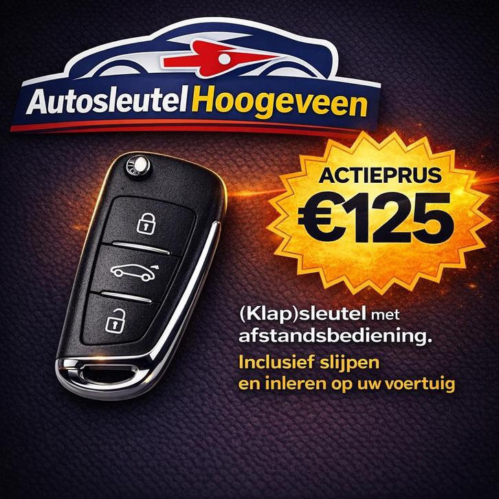 Autosleutel met afstandsbediening bijmaken? Vaste prijs 🌟, Auto diversen, Auto-accessoires, Nieuw, Ophalen of Verzenden