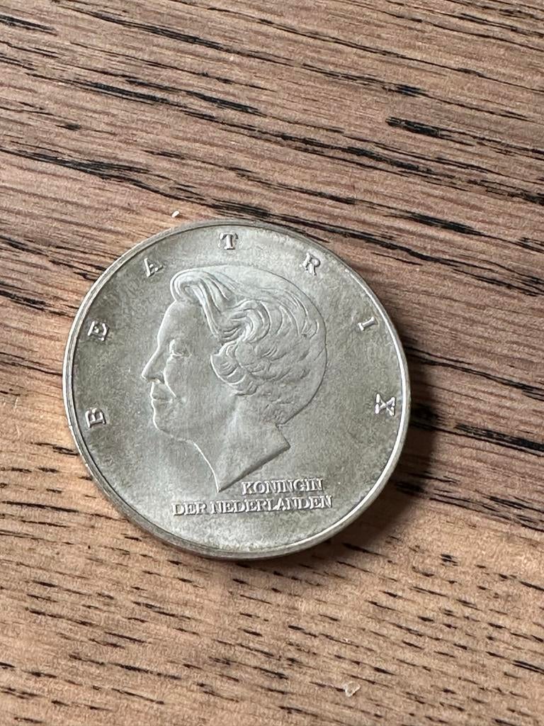 Zilveren 10 Gulden Munt Koningin Beatrix 1997, Postzegels en Munten, Munten | Nederland, Koningin Beatrix, Zilver, Ophalen of Verzenden