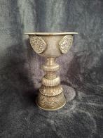 Verzilverde boterlamp Nepal / Tibet, Ophalen of Verzenden