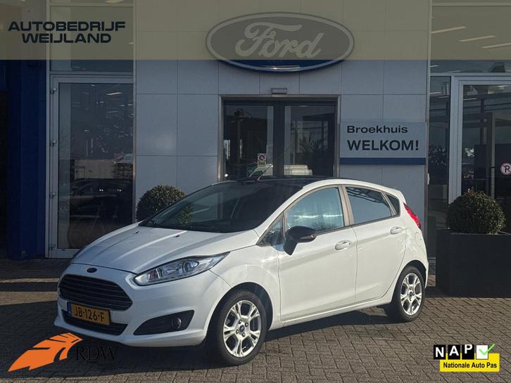 Ford Fiesta 1.0 Black Edition Navigatie I Navi I NL-auto I R, Auto's, Ford, Bedrijf, Te koop, Fiësta, ABS, Airbags, Airconditioning