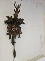 Vintage koekoeksklok met hertenkop, Antiek en Kunst, Antiek | Klokken, Ophalen