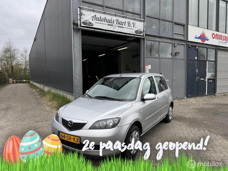 Mazda 2 1.4 Exclusive Automaat! Airco! APK! NAP Logisch!, Auto's, Mazda, Bedrijf, Te koop, ABS, Airbags, Airconditioning, Alarm