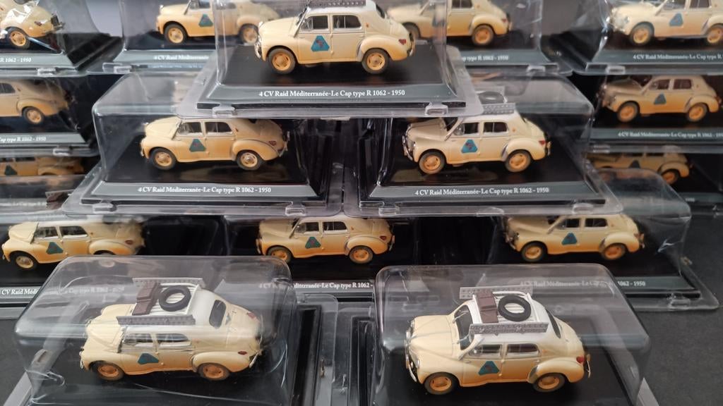 Renault 4 CV rally 1:43., Hobby en Vrije tijd, Modelauto's | 1:43, Ophalen of Verzenden, Zo goed als nieuw, Auto, Overige merken