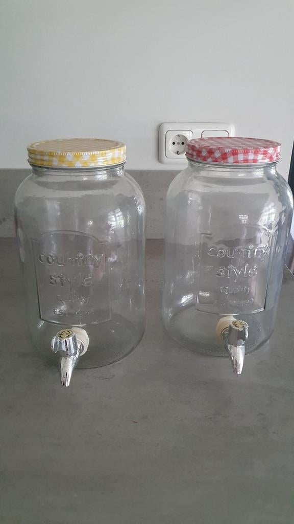 2x limonadetap, drankdispenser., Ophalen of Verzenden, Overige materialen, Overige stijlen