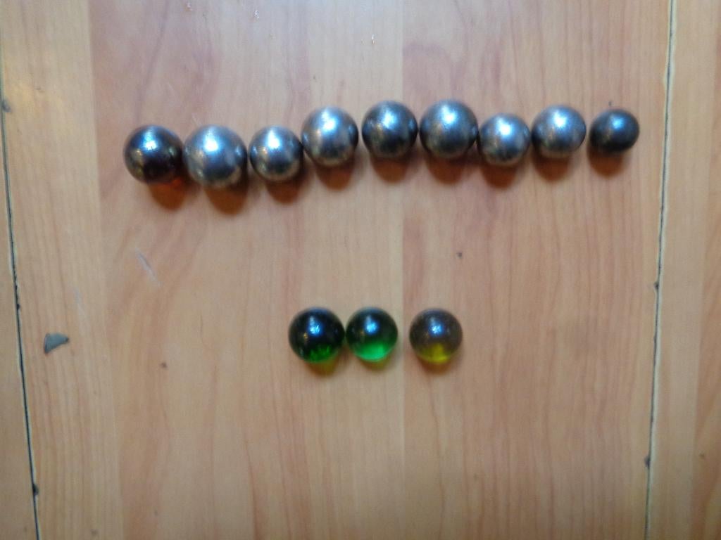 Vintage / oude knikkers folie + glas, Antiek en Kunst, Antiek | Speelgoed, Ophalen of Verzenden