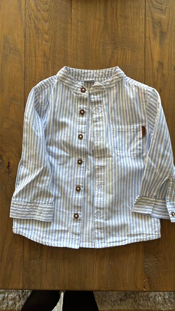 Prenaral gestreepte blouse 92, Kinderen en Baby's, Kinderkleding | Maat 98, Ophalen of Verzenden, Zo goed als nieuw, Jongen, Overhemd of Blouse