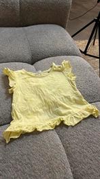 ZARA topje geel met ruffles maat 80, Meisje, ., Ophalen of Verzenden, Zo goed als nieuw