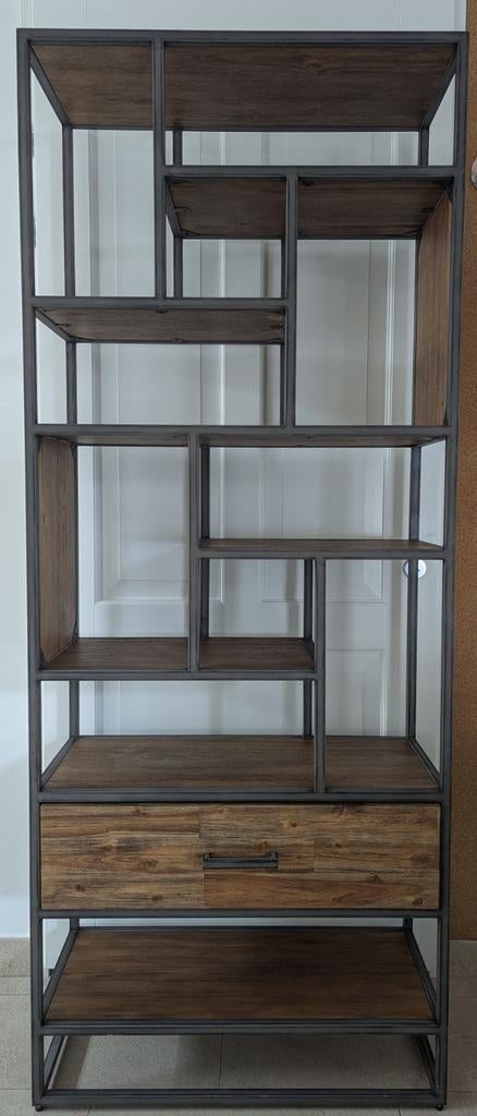 Boekenkast met la, Huis en Inrichting, Kasten | Boekenkasten, Ophalen, Gebruikt, 200 cm of meer, 50 tot 100 cm