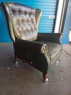 Prachtige chesterfield fauteuil, Ophalen, 75 tot 100 cm, 50 tot 75 cm