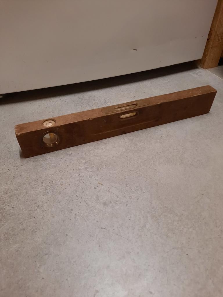 Oude eiken waterpas  van stabila, Ophalen of Verzenden
